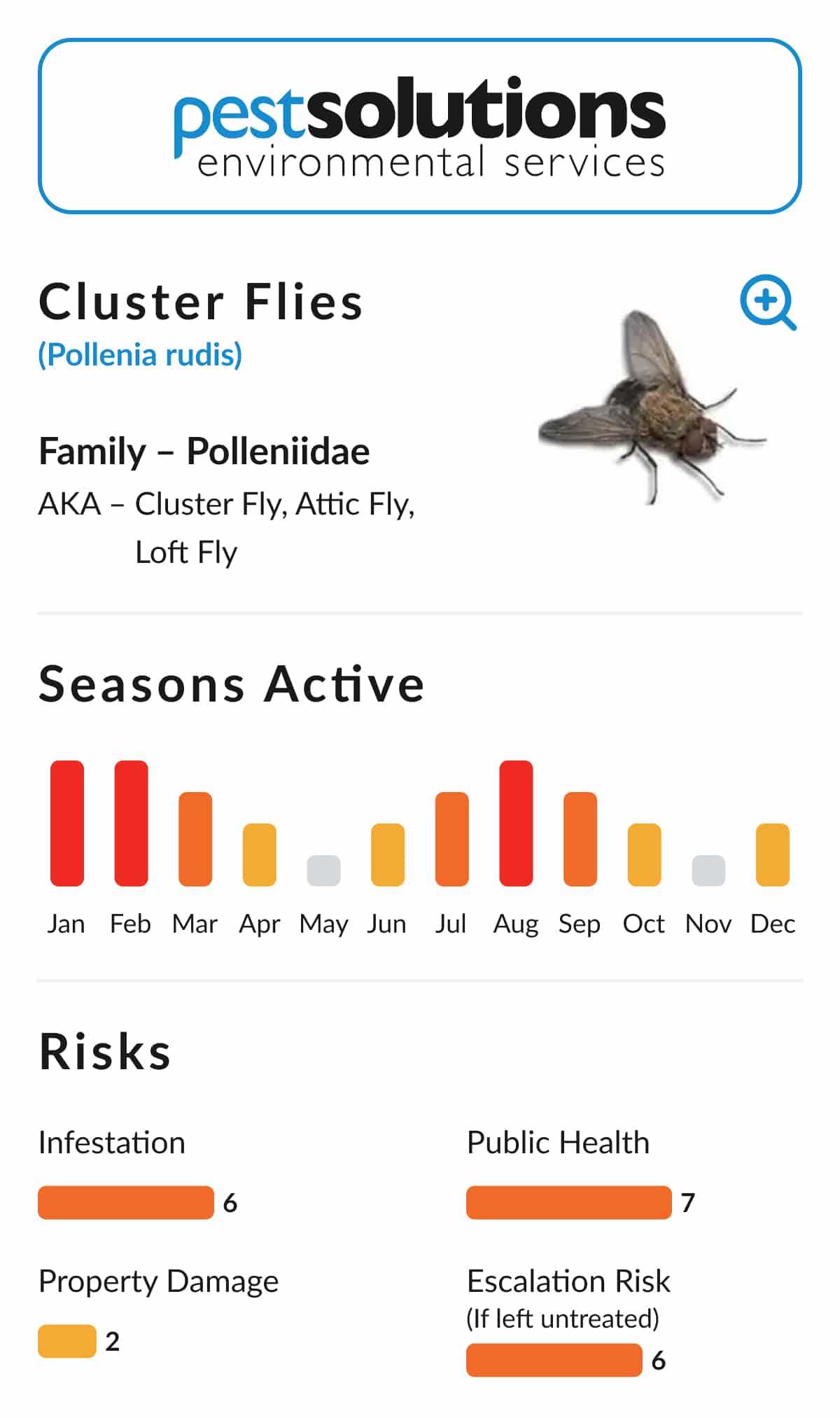 Pest=Cluster Flies