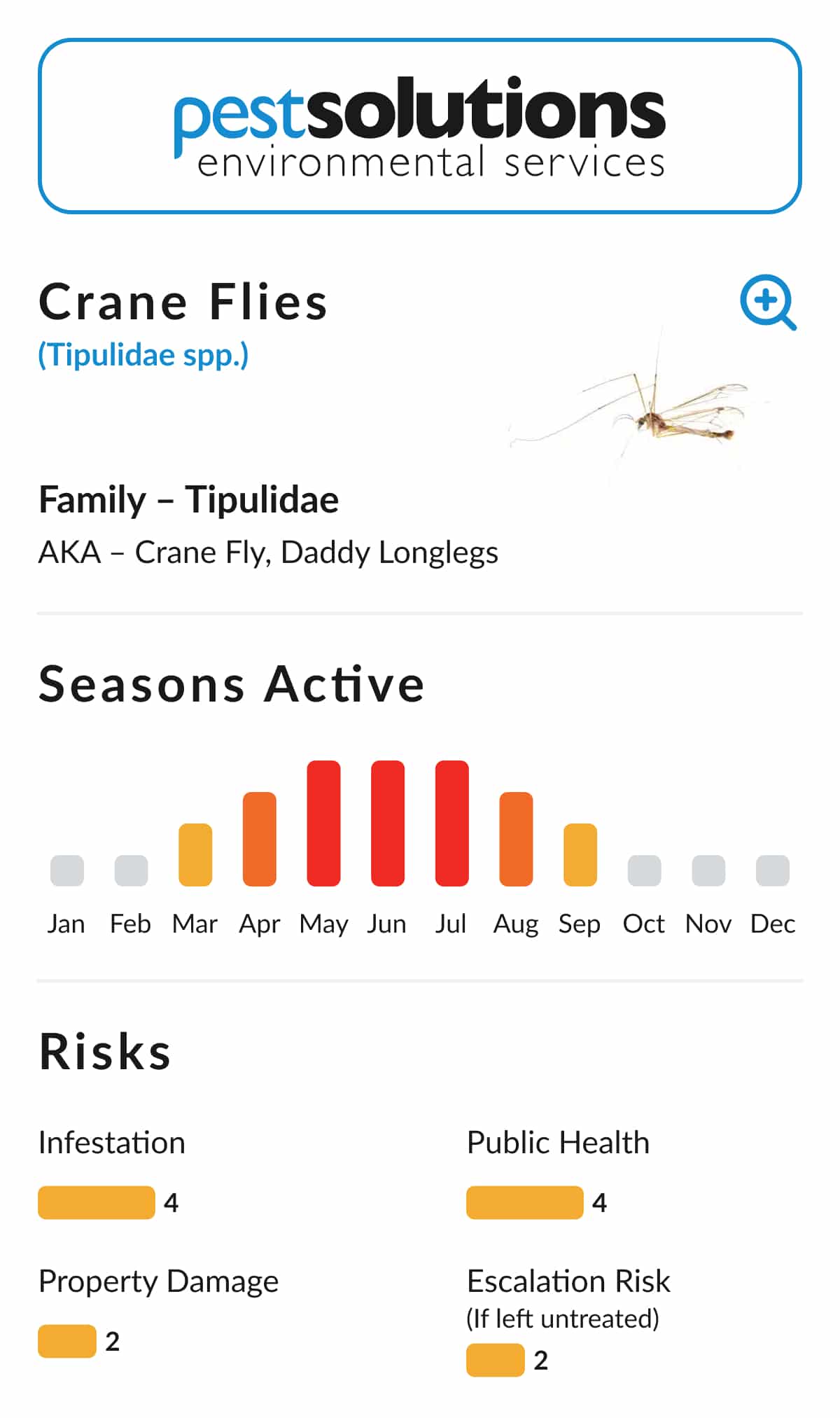 Pest=Crane Flies