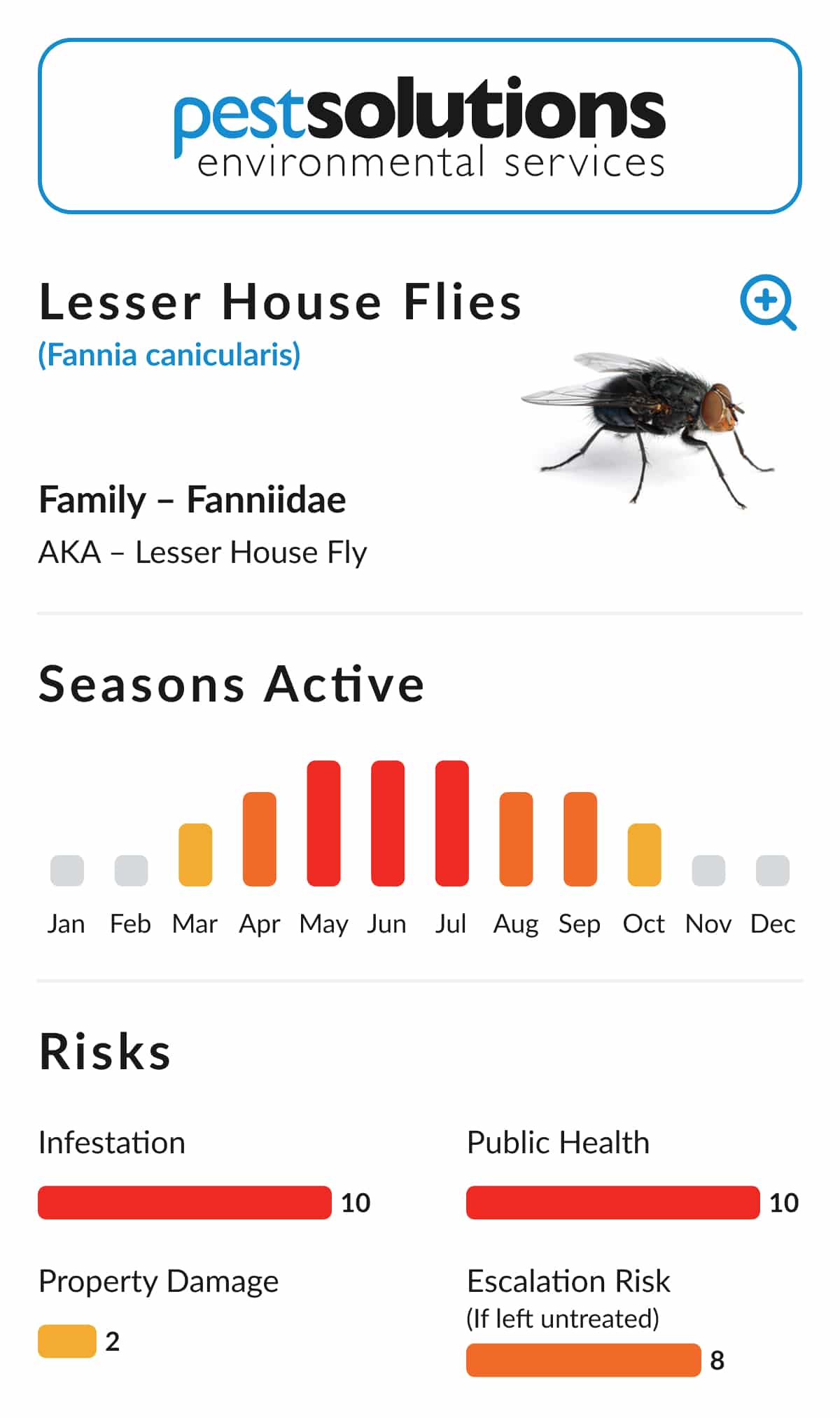 Pest=Lesser House Flies