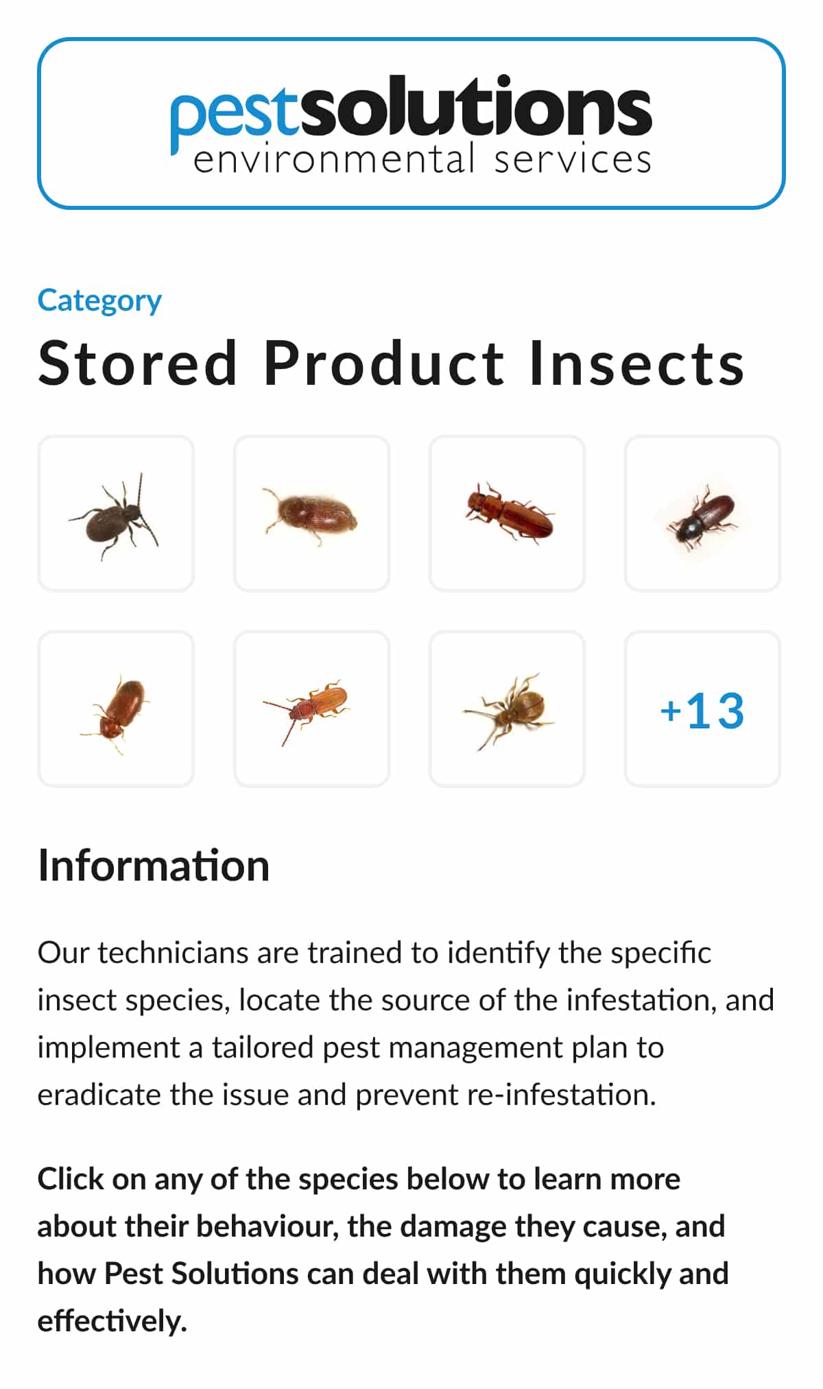 Stored Product Insects