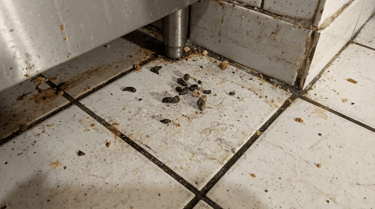 rat droppings - Pest Solutions - Liverpool
