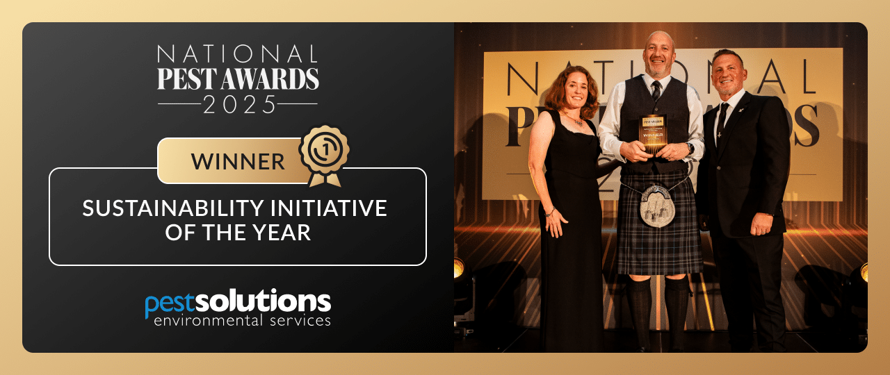 National Pest Awards 2025 - Sustainability initiative of the year - Winner - Pest Solutions 1280px