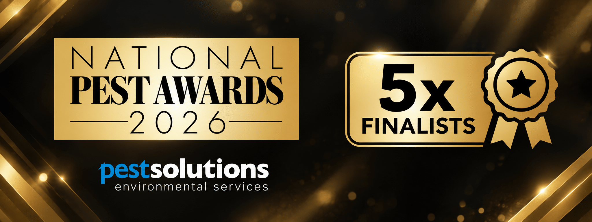 Pest Solutions 5x Finalists at National Pest Awards