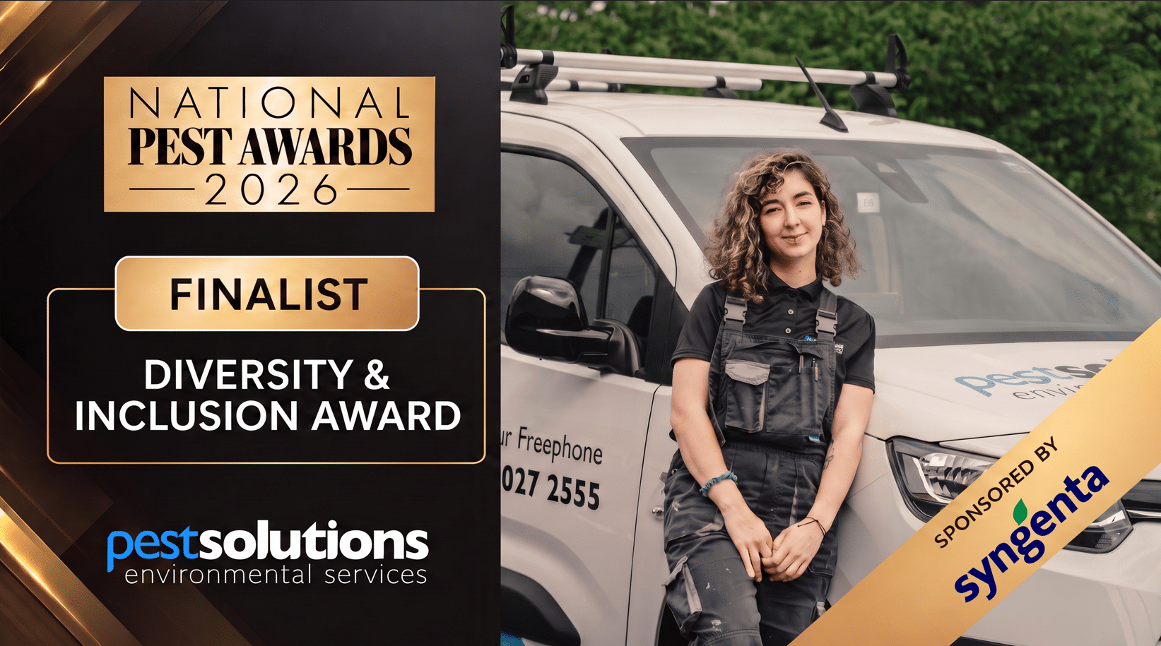 Pest Solutions - Diversity and Inclusion Award Finalist National Pest Awards 2026