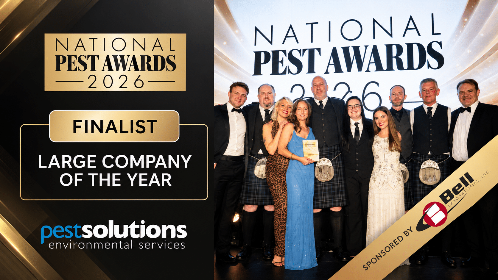 Pest Solutions - Large Company of the Year Finalist National Pest Awards 2026